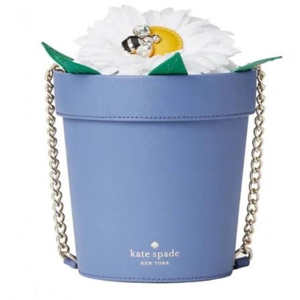 NWOT Kate Spade New York Down The Rabbit Hole Daisy Flowerpot Crossbody